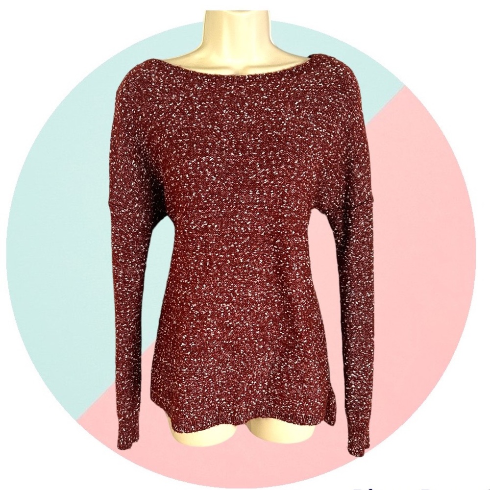 Burgundy Sweater Falls Creek Medium